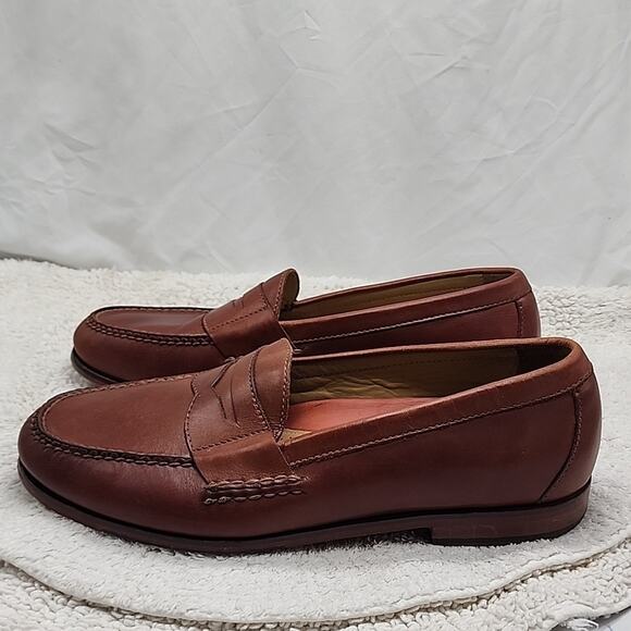 COLE HAAN STYLE: PINCH GRAND PENNY LOAFERS PAPAYA LEATHER MENS 11.0 VGUC ELEGANT main image 9